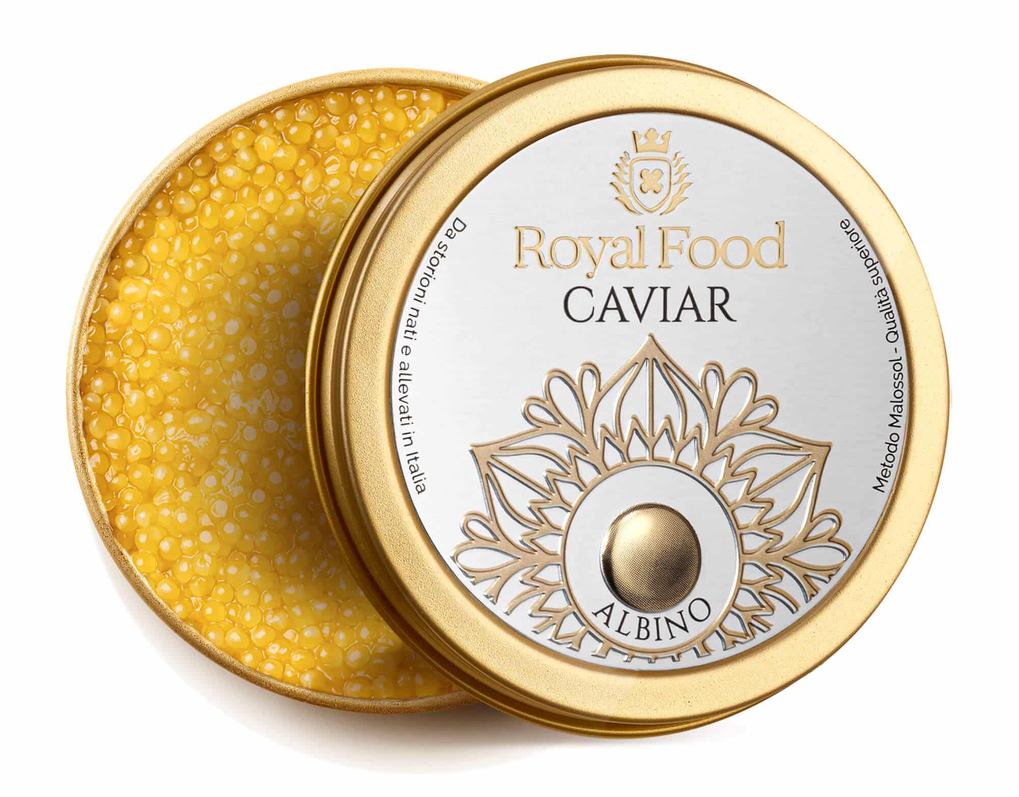 Raro caviale albino Royal Food Caviar